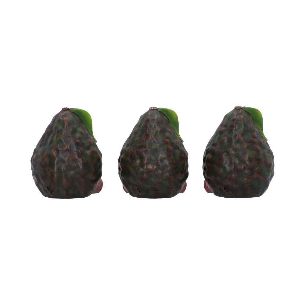 Nemesis Now - Three Wise Avocados Dekorative Figuren - Mehrfarben